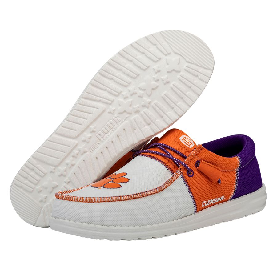 Men's Wally Tri Clemson – Clemson Orange/Purple - Image 4
